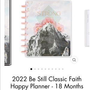 NWOT 2022/2023 Be Still Classic Faith Happy Planner - 18 Months
